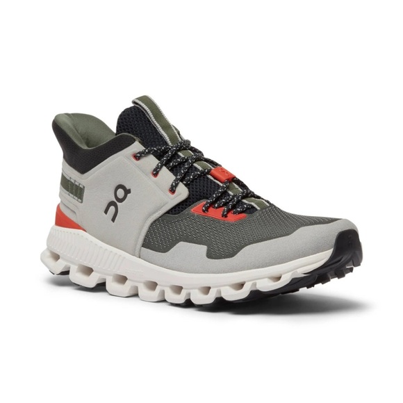 On Running Men's Sneakers - Gray, Black, Red size 12.5 - Picture 2 of 13